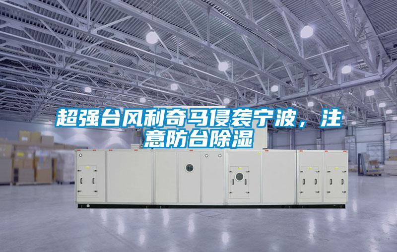 超强台风利奇马侵袭宁波，注意防台除湿