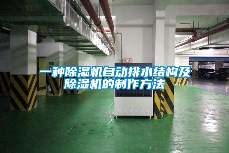 一种除湿机自动排水结构及除湿机的制作方法