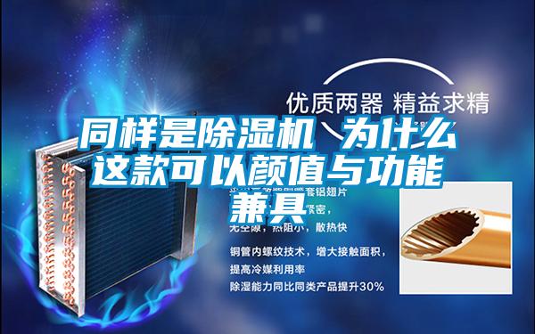 同样是除湿机 为什么这款可以颜值与功能兼具