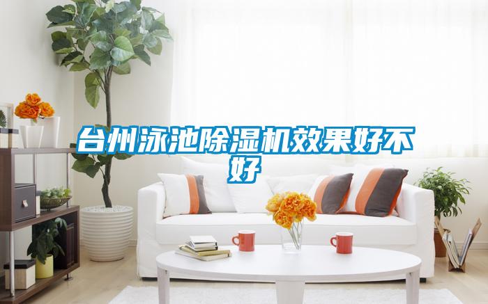 台州泳池除湿机效果好不好