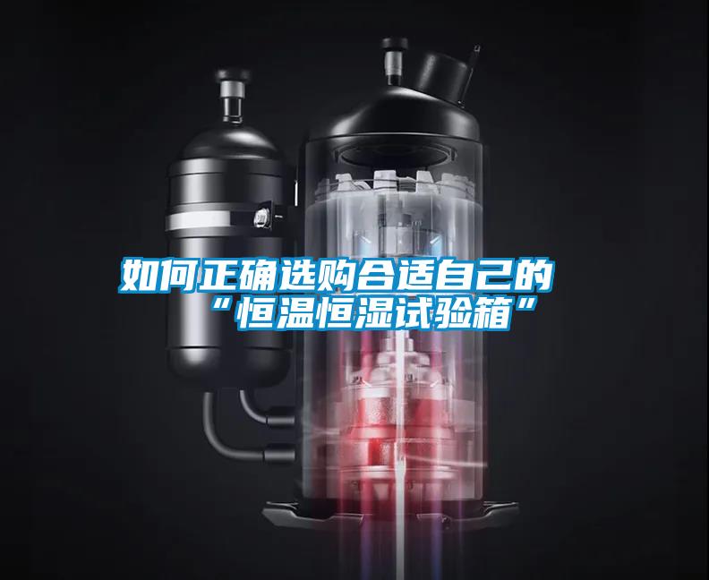 如何正确选购合适自己的“恒温恒湿试验箱”