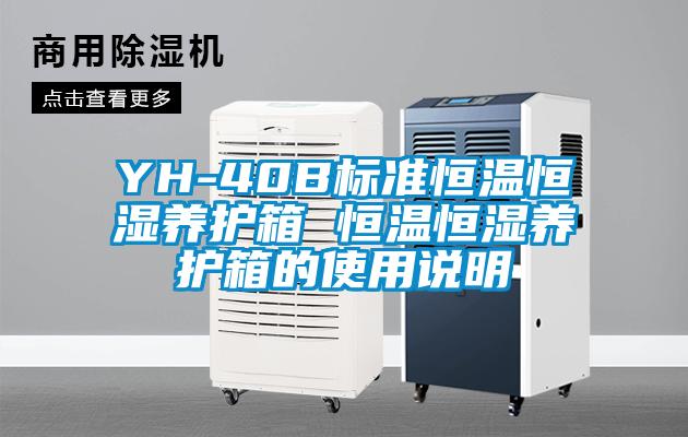 YH-40B标准恒温恒湿养护箱 恒温恒湿养护箱的使用说明