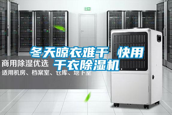 冬天晾衣难干 快用干衣除湿机
