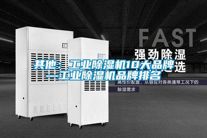 其他：工业除湿机10大品牌—工业除湿机品牌排名
