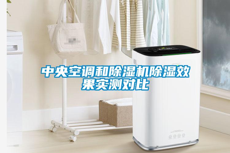 中央空调和除湿机除湿效果实测对比