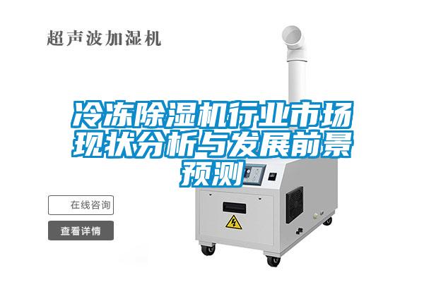 冷冻除湿机行业市场现状分析与发展前景预测