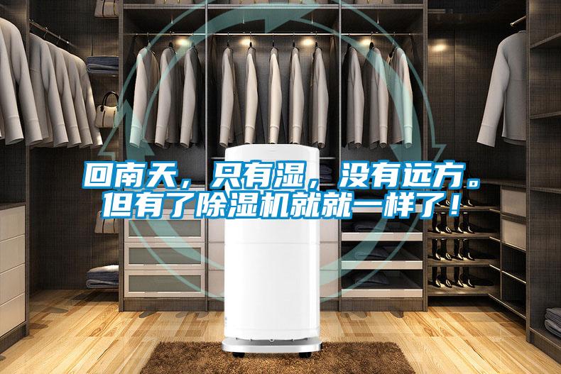 回南天，只有湿，没有远方。但有了除湿机就就一样了！
