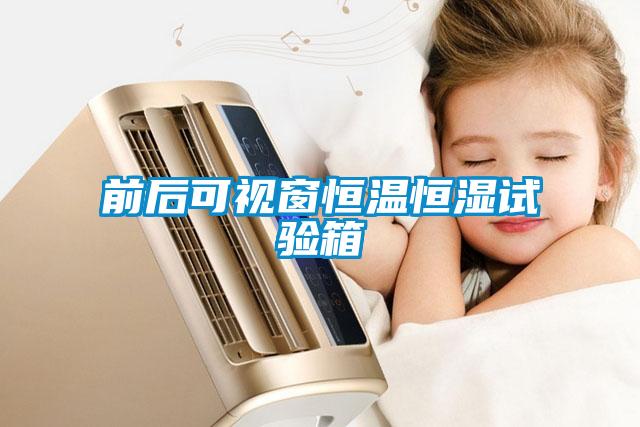 前后可视窗恒温恒湿试验箱
