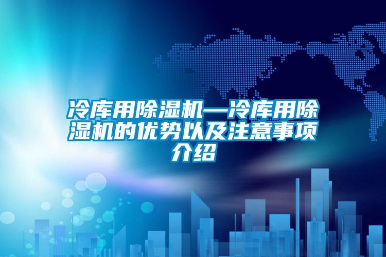 冷库用除湿机—冷库用除湿机的优势以及注意事项介绍