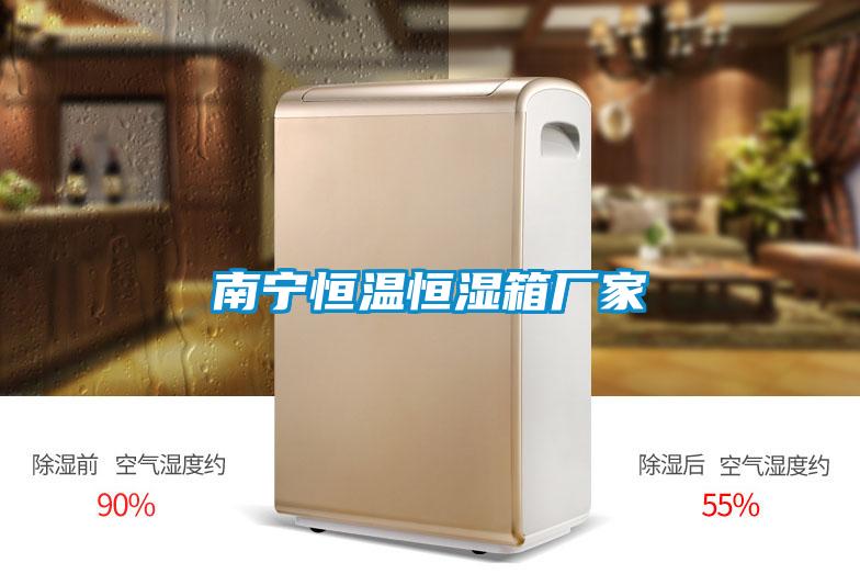 南宁恒温恒湿箱厂家