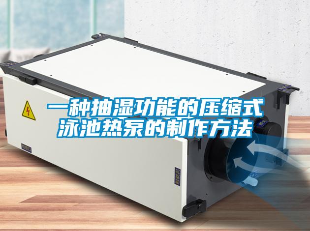 一种抽湿功能的压缩式泳池热泵的制作方法