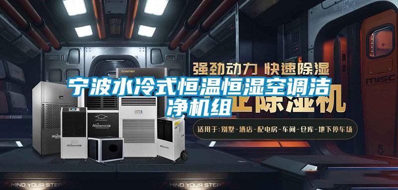 宁波水冷式恒温恒湿空调洁净机组