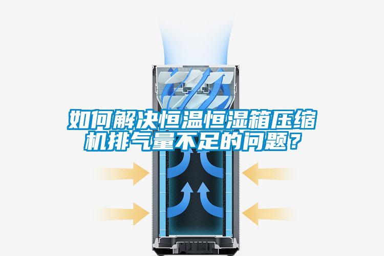 如何解决恒温恒湿箱压缩机排气量不足的问题？