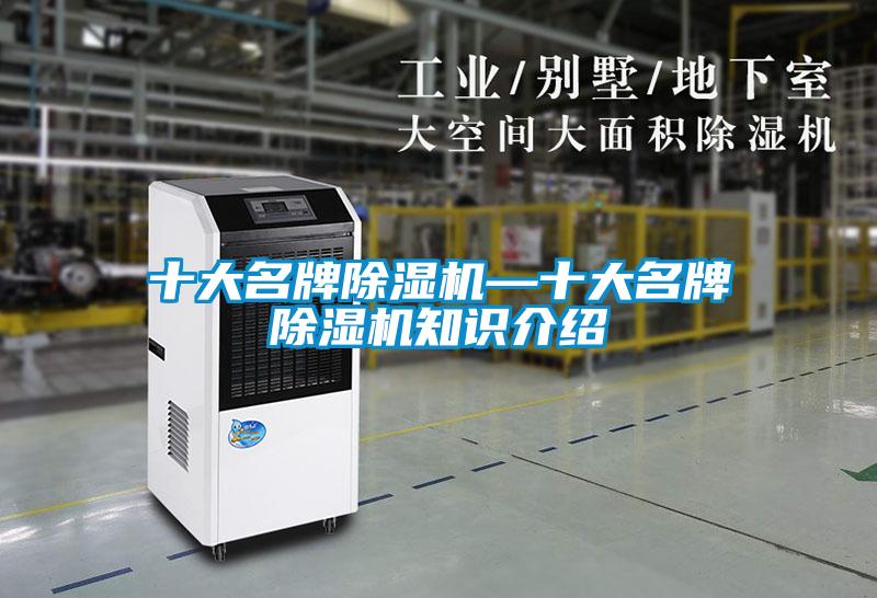 十大名牌除湿机—十大名牌除湿机知识介绍