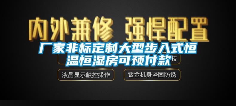 厂家非标定制大型步入式恒温恒湿房可预付款