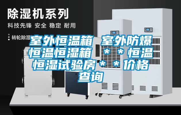 室外恒温箱 室外防爆恒温恒湿箱 ＊＊恒温恒湿试验房＊＊价格查询