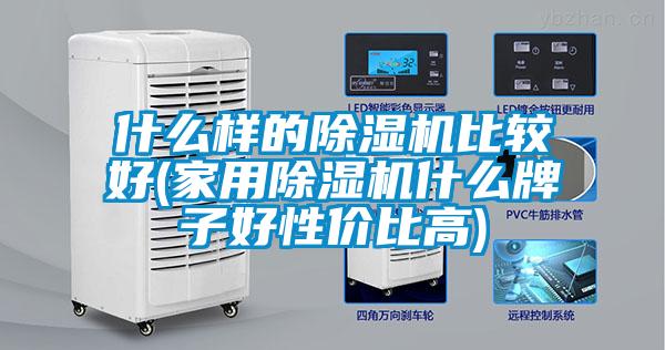 什么样的除湿机比较好(家用除湿机什么牌子好性价比高)