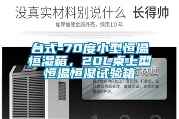 台式-70度小型恒温恒湿箱，20L桌上型恒温恒湿试验箱