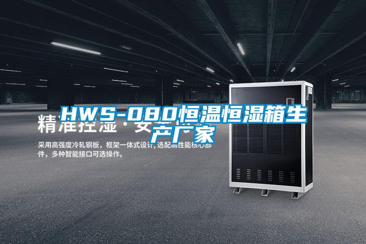 HWS-080恒温恒湿箱生产厂家