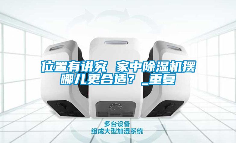 位置有讲究 家中除湿机摆哪儿更合适？_重复