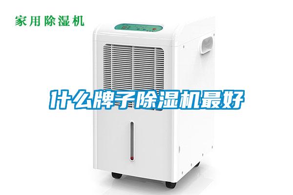 什么牌子除湿机最好