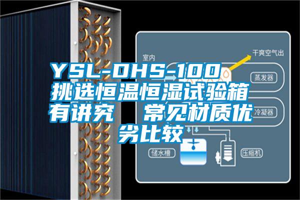 YSL-DHS-100 挑选恒温恒湿试验箱有讲究 常见材质优劣比较