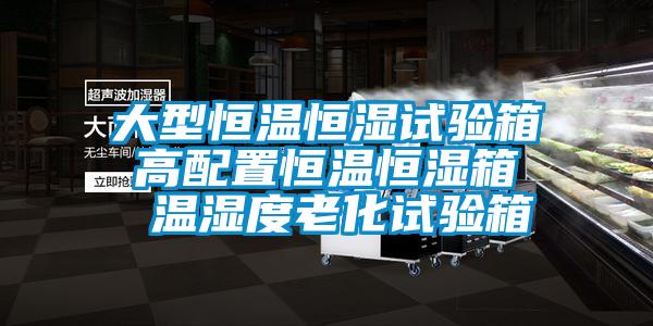 大型恒温恒湿试验箱 高配置恒温恒湿箱  温湿度老化试验箱
