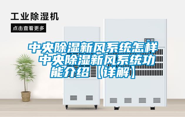 中央除湿新风系统怎样 中央除湿新风系统功能介绍【详解】