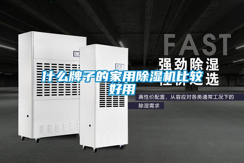 什么牌子的家用除湿机比较好用