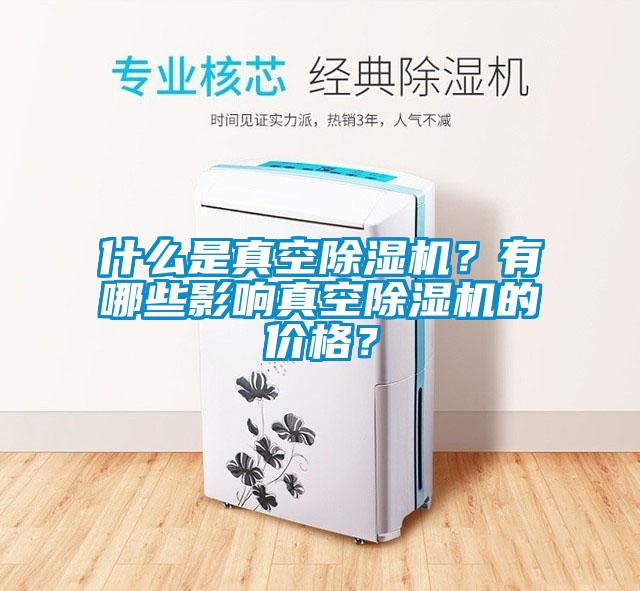 什么是真空除湿机？有哪些影响真空除湿机的价格？
