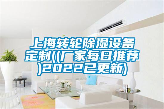 上海转轮除湿设备定制((厂家每日推荐)2022已更新)