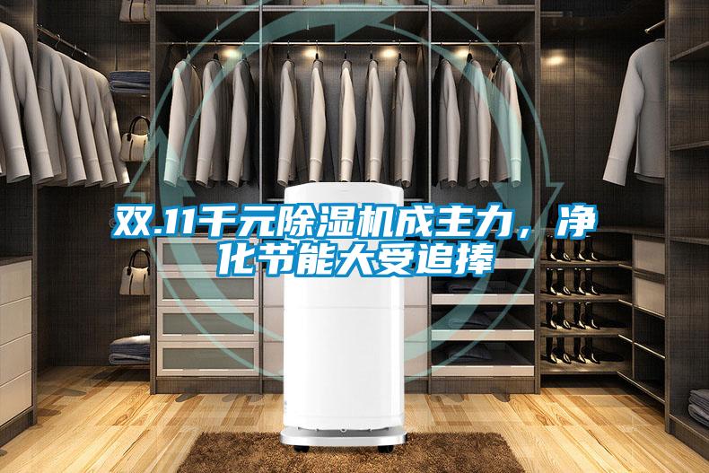 双.11千元除湿机成主力，净化节能大受追捧