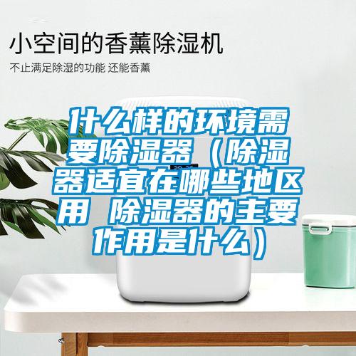 什么样的环境需要除湿器（除湿器适宜在哪些地区用 除湿器的主要作用是什么）
