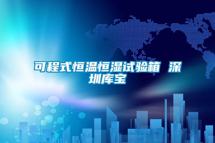 可程式恒温恒湿试验箱 深圳库宝