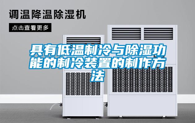具有低温制冷与除湿功能的制冷装置的制作方法