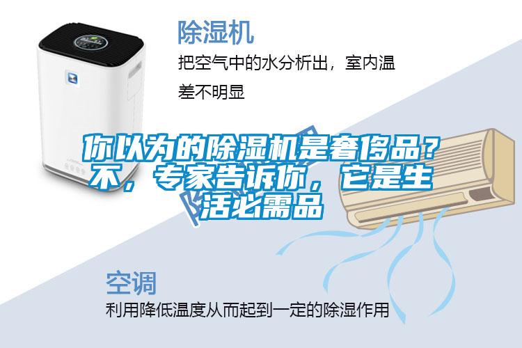 你以为的除湿机是奢侈品？不，专家告诉你，它是生活必需品