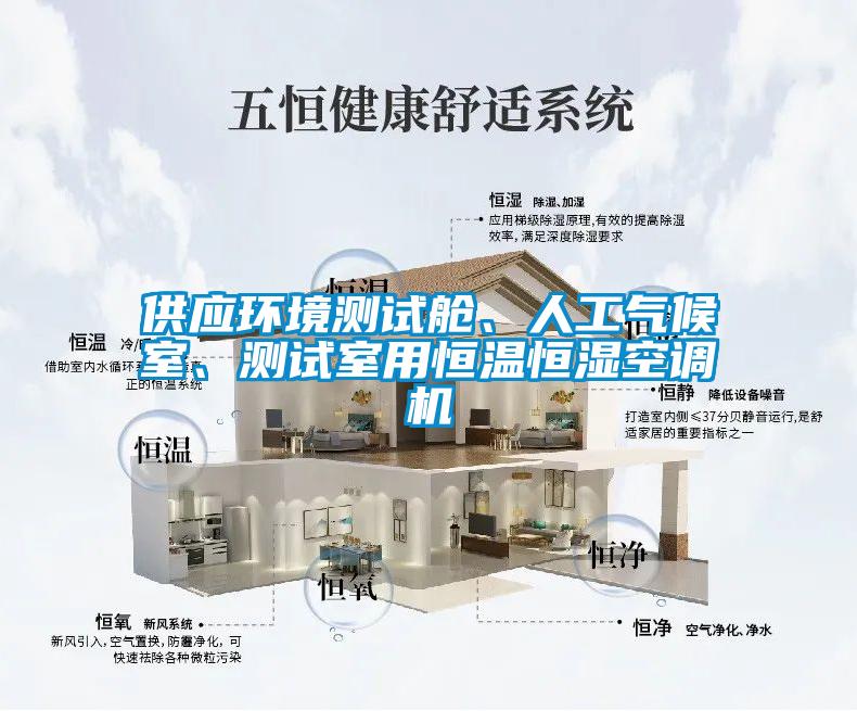 供应环境测试舱、人工气候室、测试室用恒温恒湿空调机