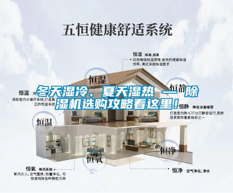 冬天湿冷、夏天湿热 — 除湿机选购攻略看这里！