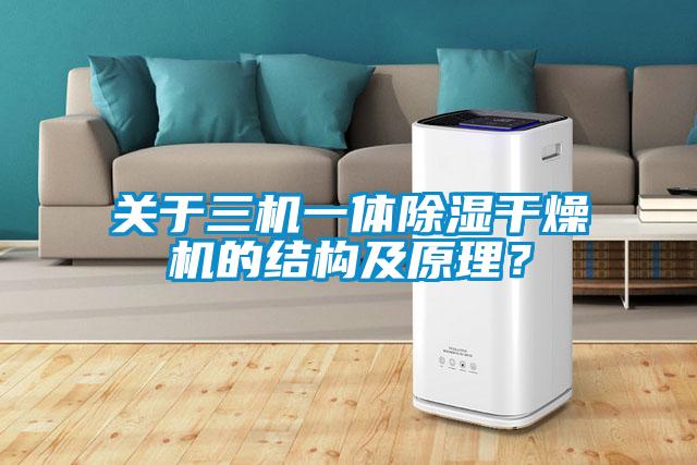 关于三机一体除湿干燥机的结构及原理？