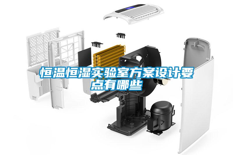 恒温恒湿实验室方案设计要点有哪些