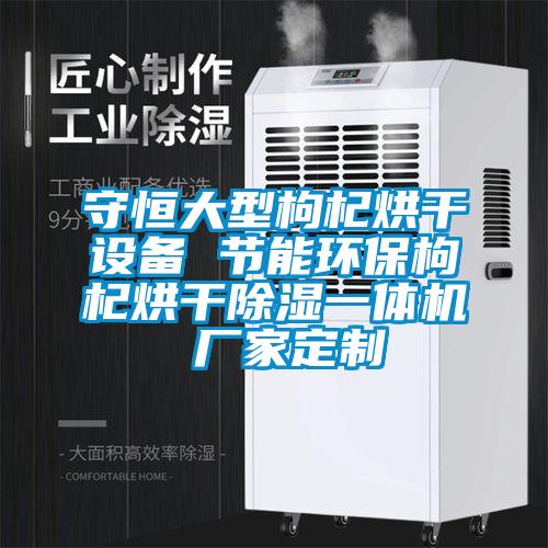 守恒大型枸杞烘干设备 节能环保枸杞烘干除湿一体机 厂家定制