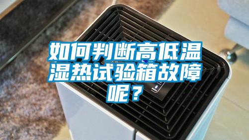 如何判断高低温湿热试验箱故障呢？
