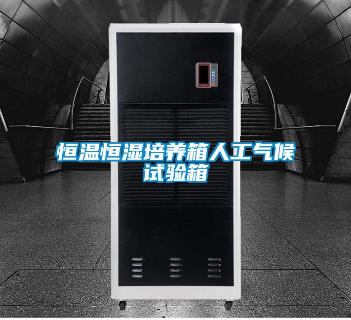 恒温恒湿培养箱人工气候试验箱