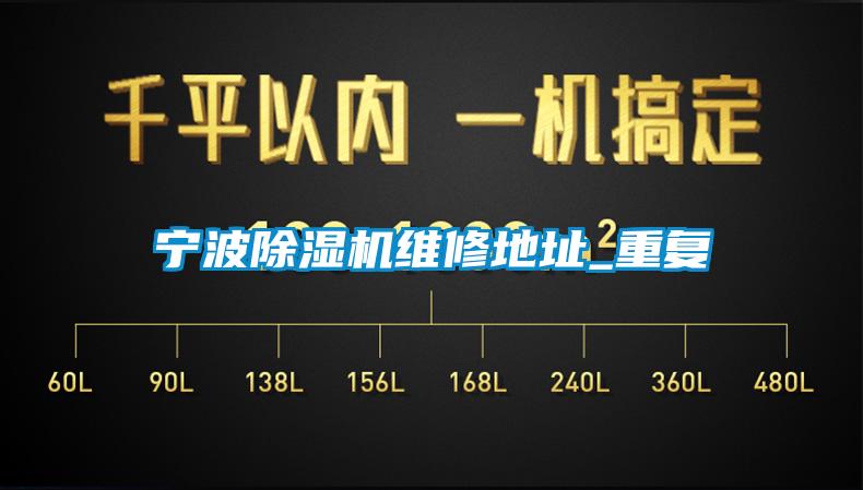 宁波除湿机维修地址_重复