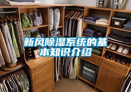 新风除湿系统的基本知识介绍