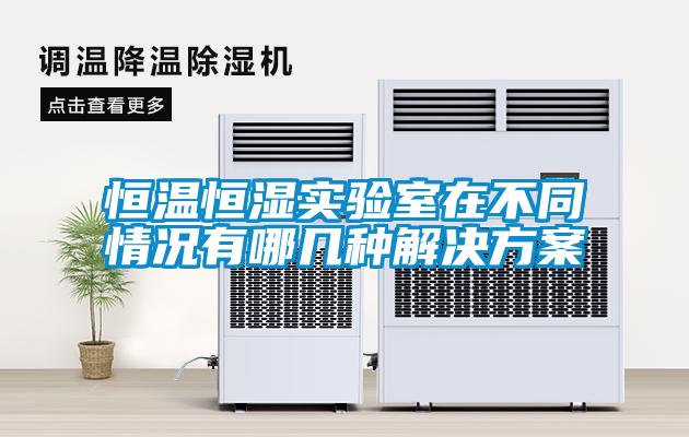 恒温恒湿实验室在不同情况有哪几种解决方案