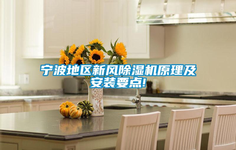 宁波地区新风除湿机原理及安装要点!