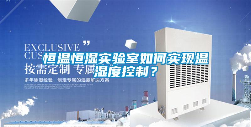 恒温恒湿实验室如何实现温湿度控制？