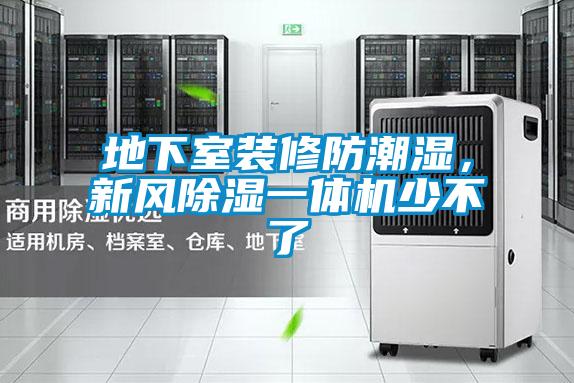 地下室装修防潮湿，新风除湿一体机少不了