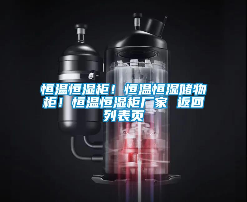 恒温恒湿柜！恒温恒湿储物柜！恒温恒湿柜厂家 返回列表页